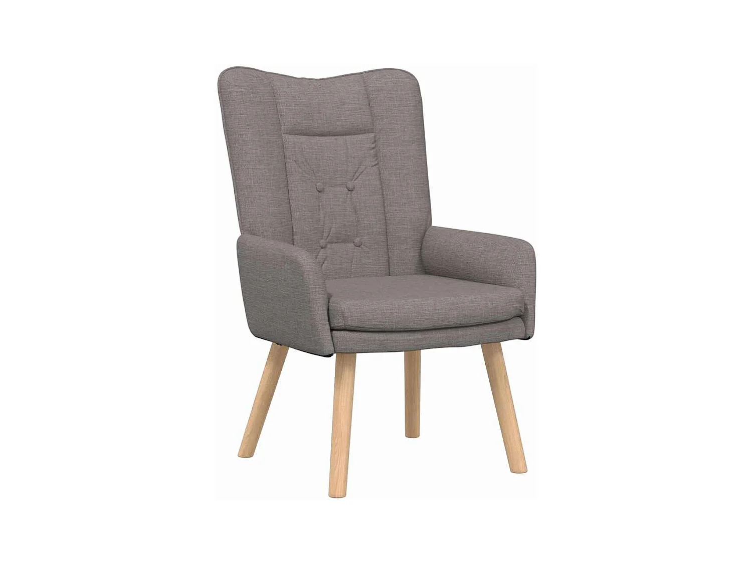 Sillón de relax | Silla Relax | Sillón de salón Taupé 63x67x94 cm tela SHL7312