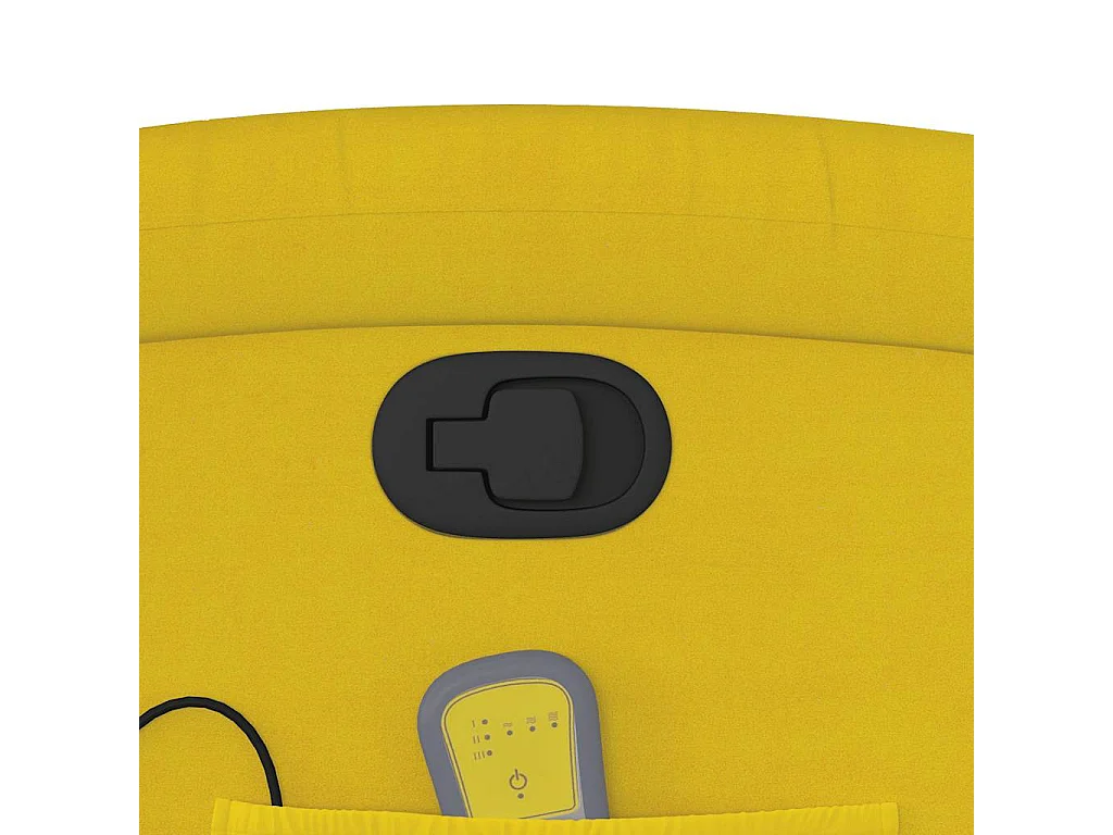 Sillón de salón | Silla | Sillón de masaje reclinable de terciopelo amarillo SHL7957