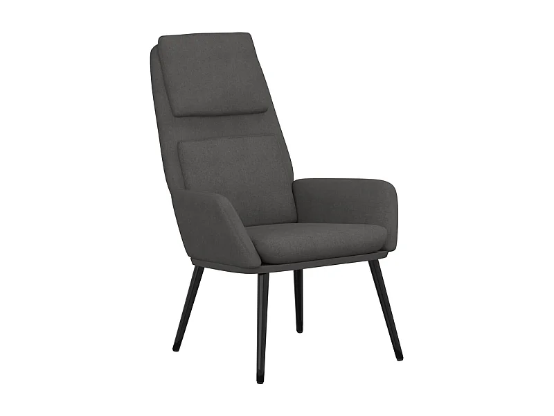 Sillón de relax | Silla de relax de tela gris oscuro SHL7478