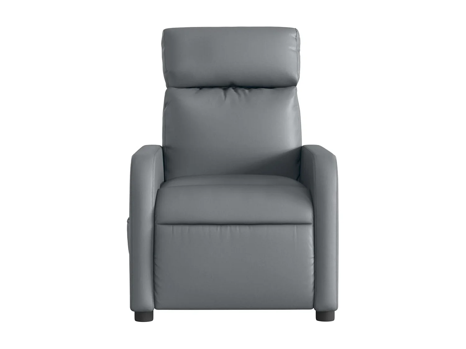 Fauteuil inclinable électrique-Chaise de relax-Fauteuil salon Gris Similicuir SHL3475