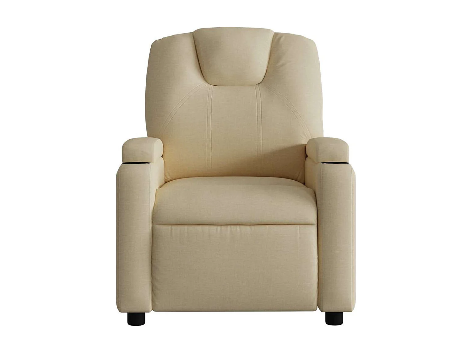 Relaxsessel Elektrisch | Lounge Sessel indoor Creme Stoff SHL87316