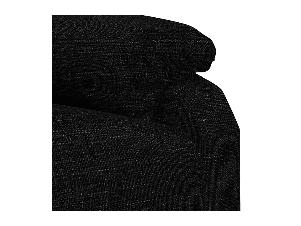 Sillón de relax | Silla | Sillón reclinable de tela negro SHL2218