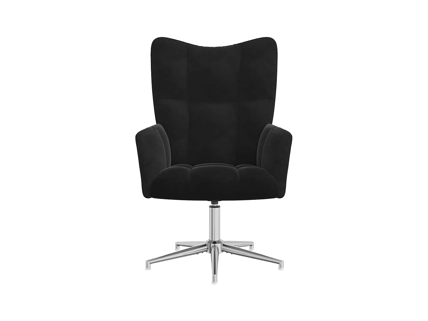 Sillón de relax | Silla de relax de terciopelo negro SHL4494