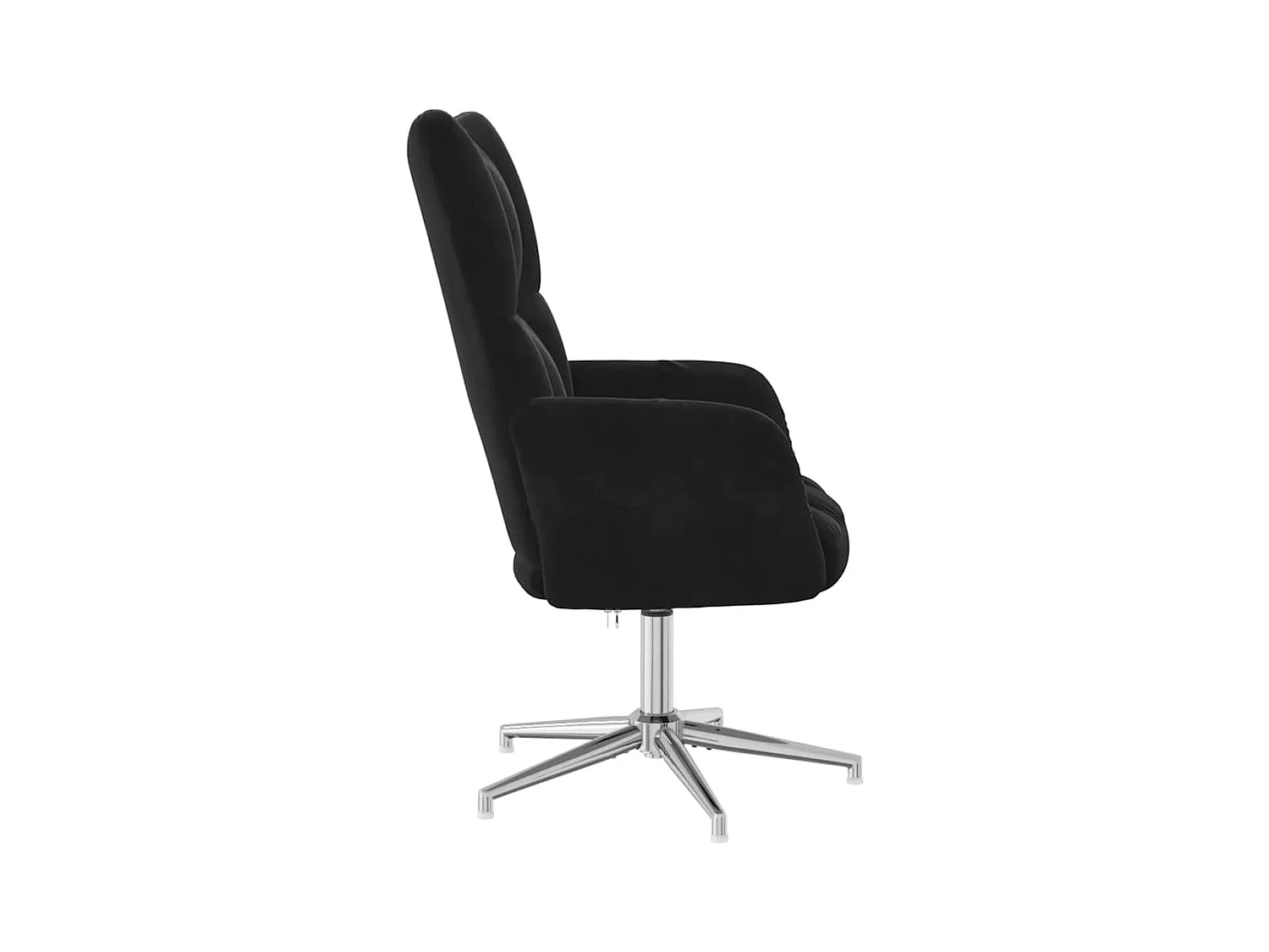 Sillón de relax | Silla de relax de terciopelo negro SHL4494