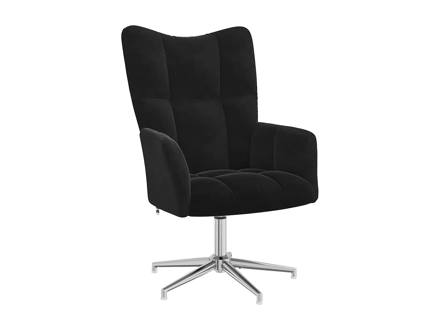 Relaxsessel | Lounge Sessel Schwarz Samt SHL74978