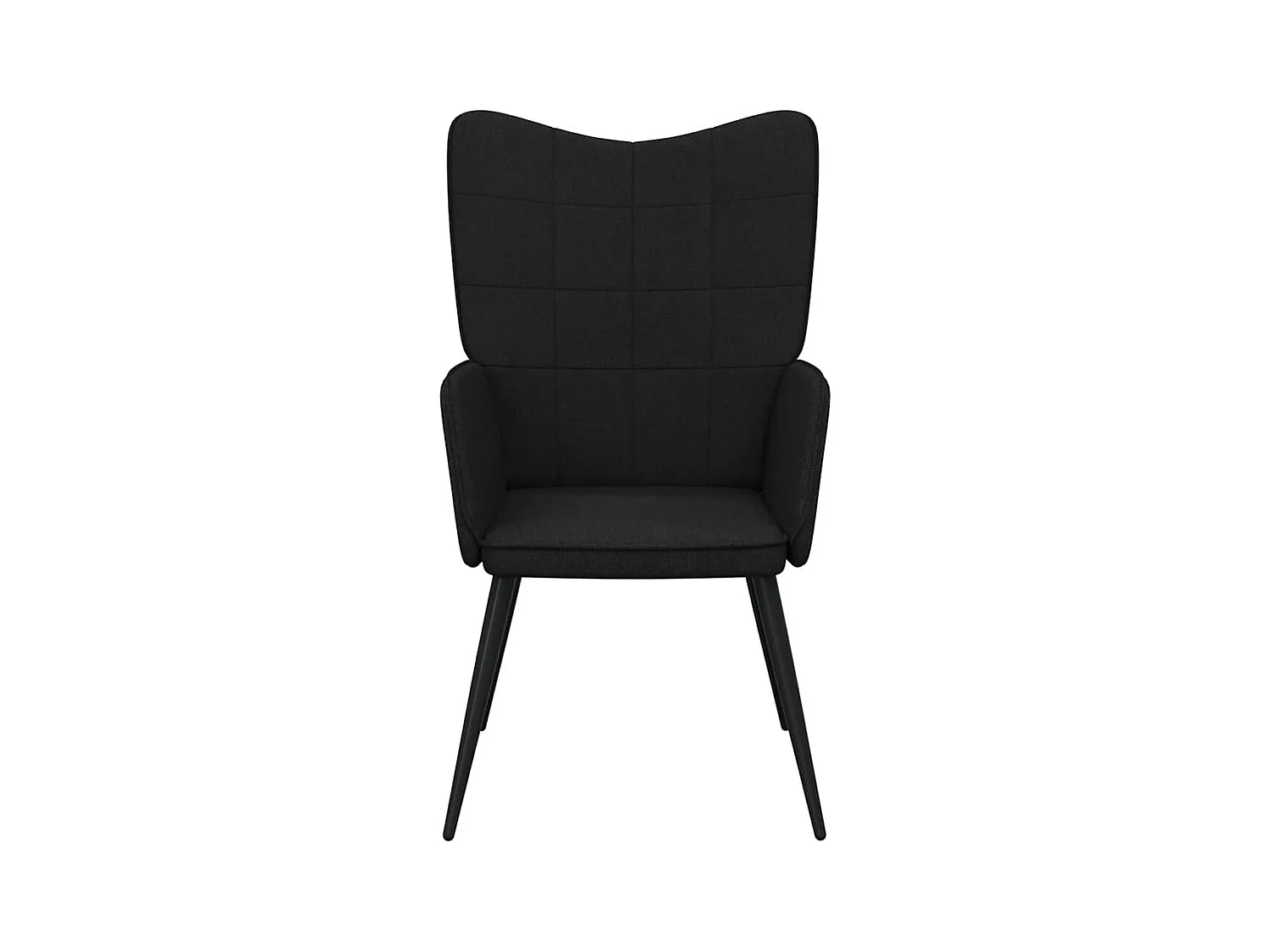 Sillón de relax | Silla de relax de tela negro SHL3176