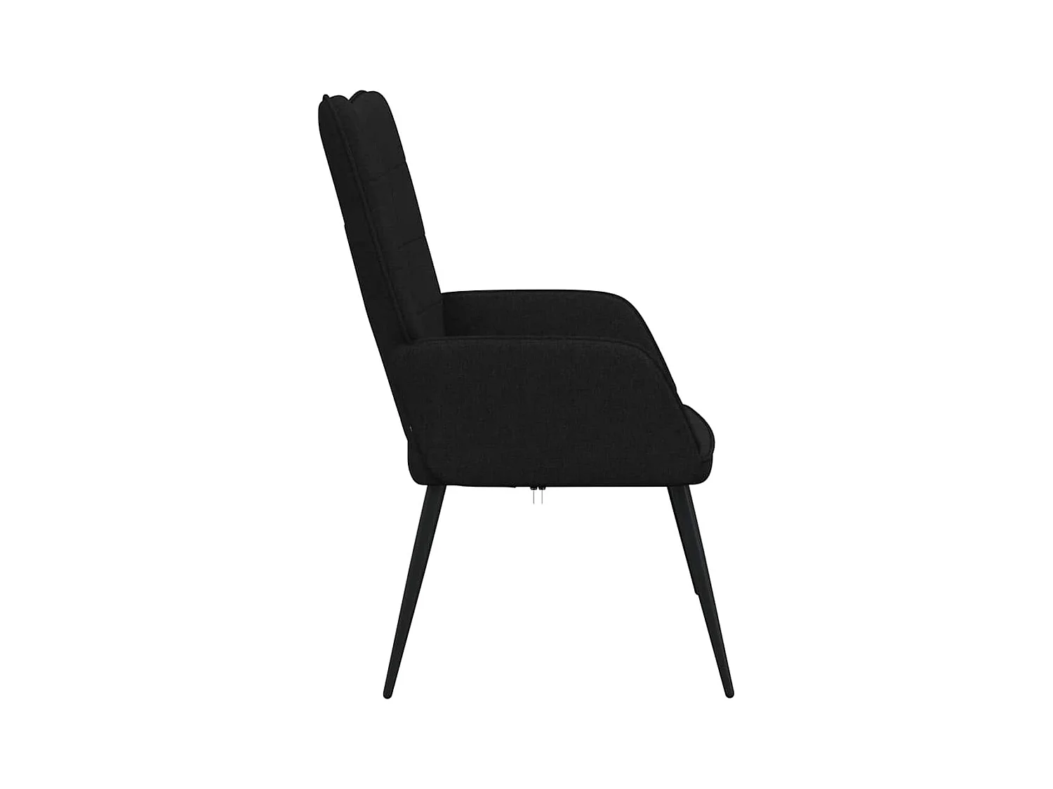 Sillón de relax | Silla de relax de tela negro SHL3176