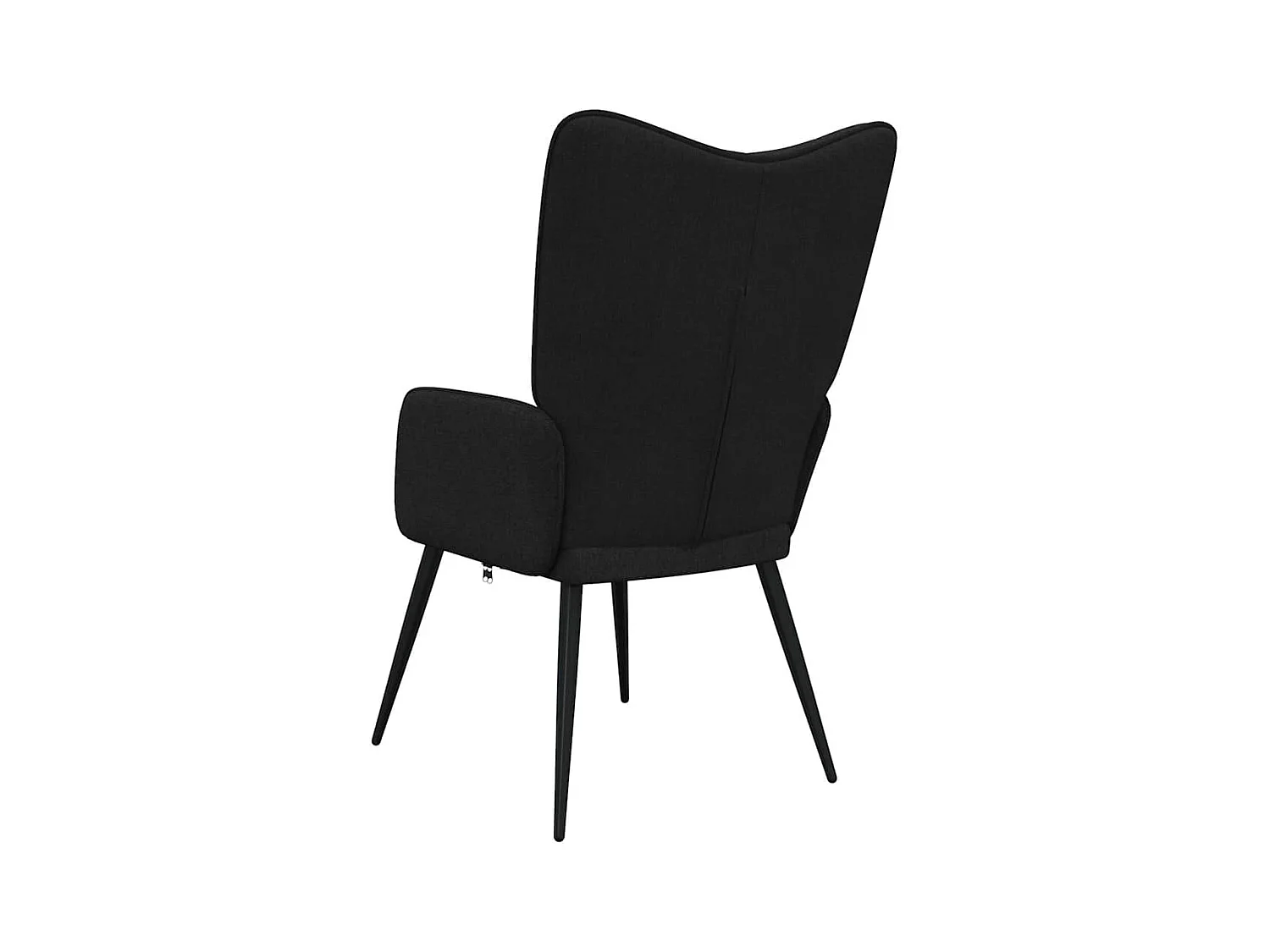 Sillón de relax | Silla de relax de tela negro SHL3176