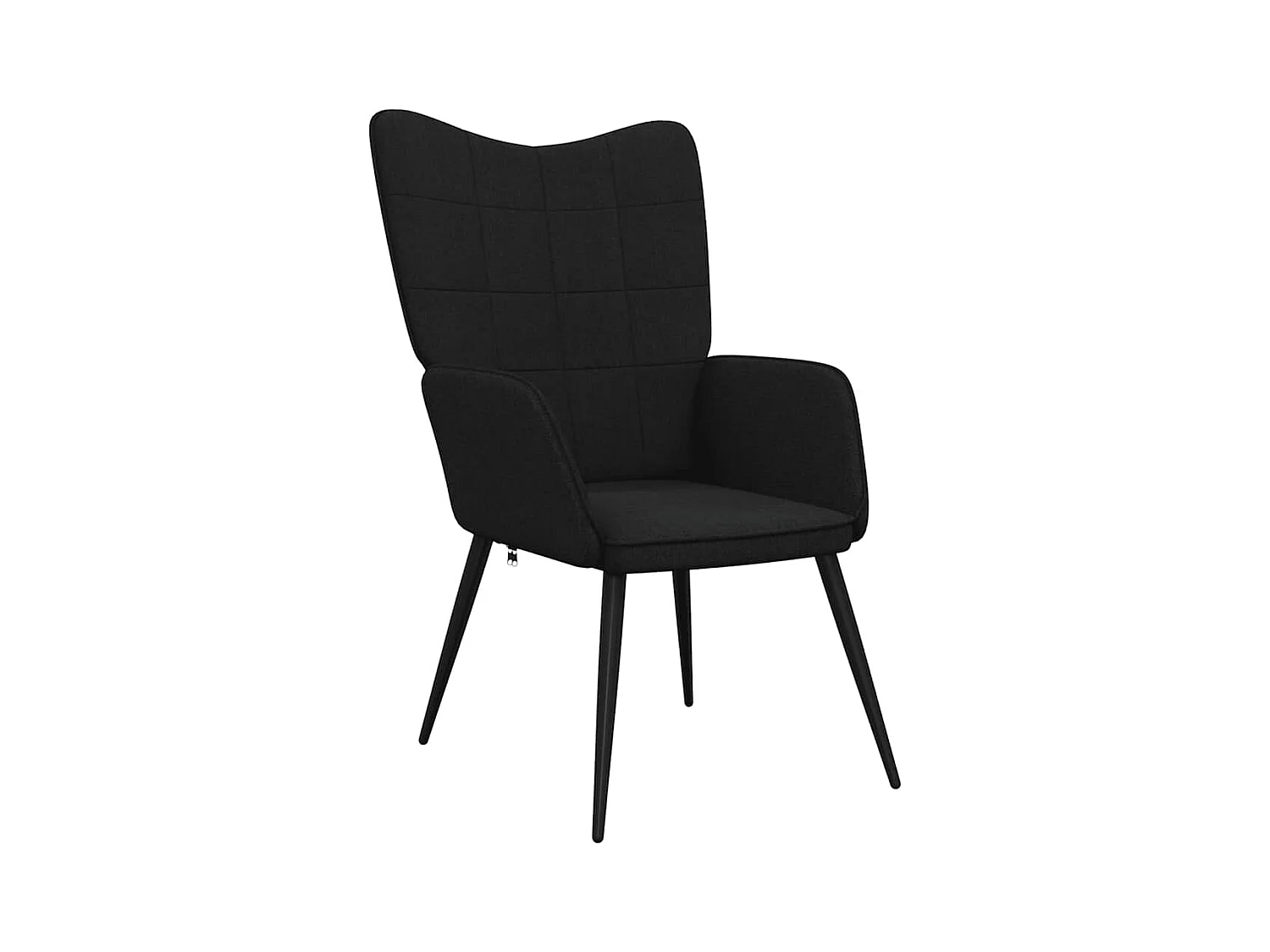 Fauteuil de relaxation-Chaise de bureau Noir Tissu SHL4823