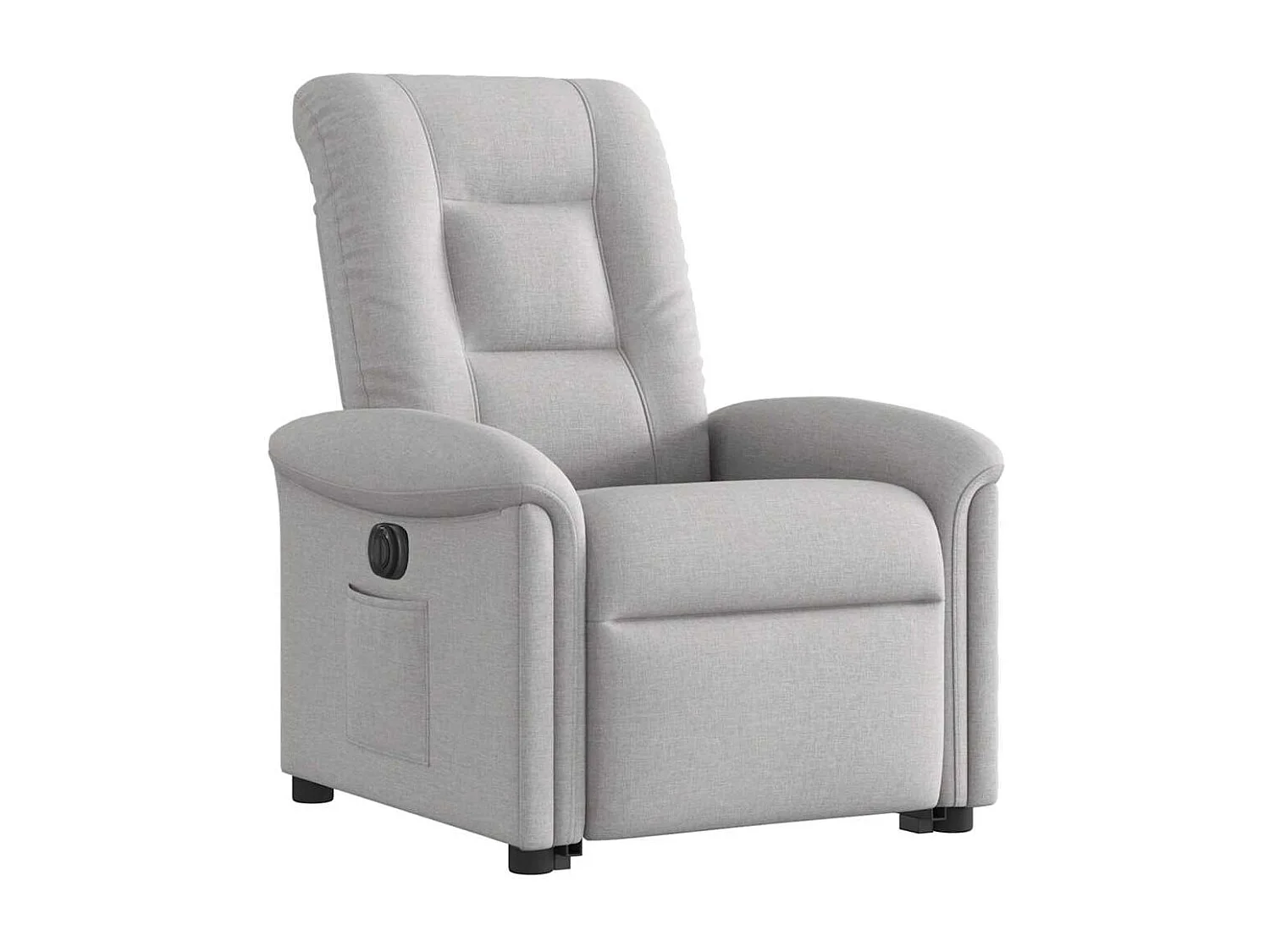 Fauteuil inclinable électrique-Chaise de relax-Fauteuil TV gris nuage tissu SHL2892