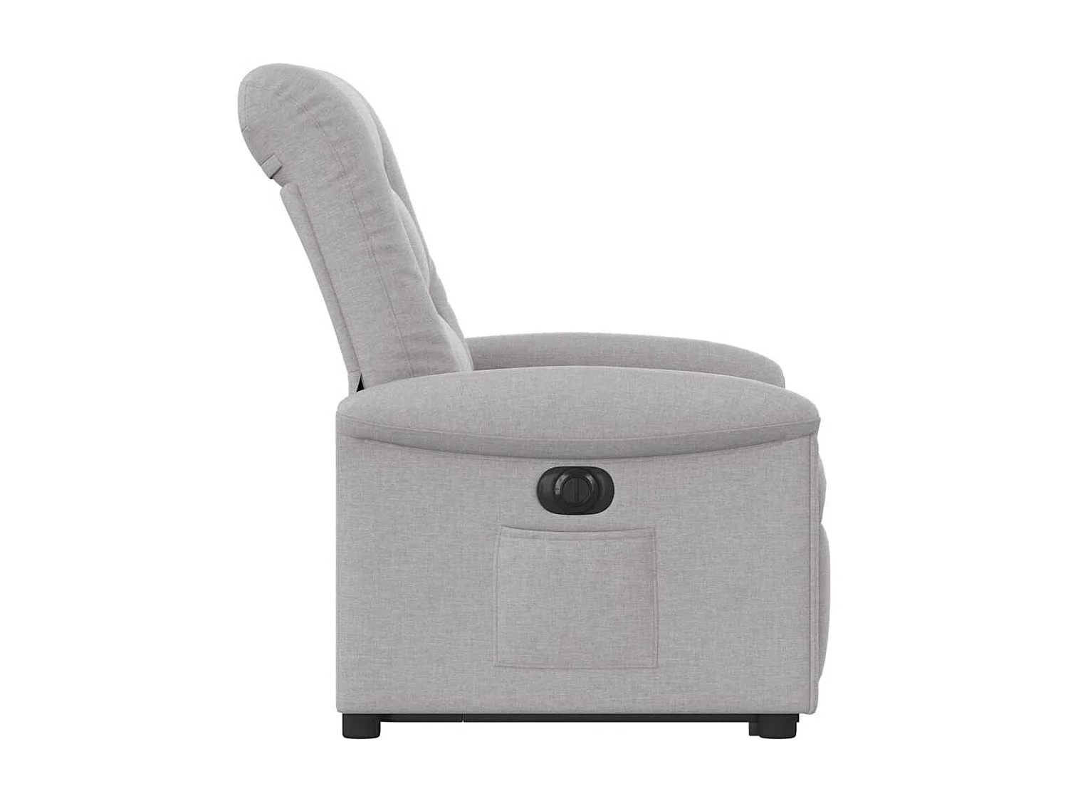 Fauteuil inclinable électrique-Chaise de relax-Fauteuil TV gris nuage tissu SHL2892