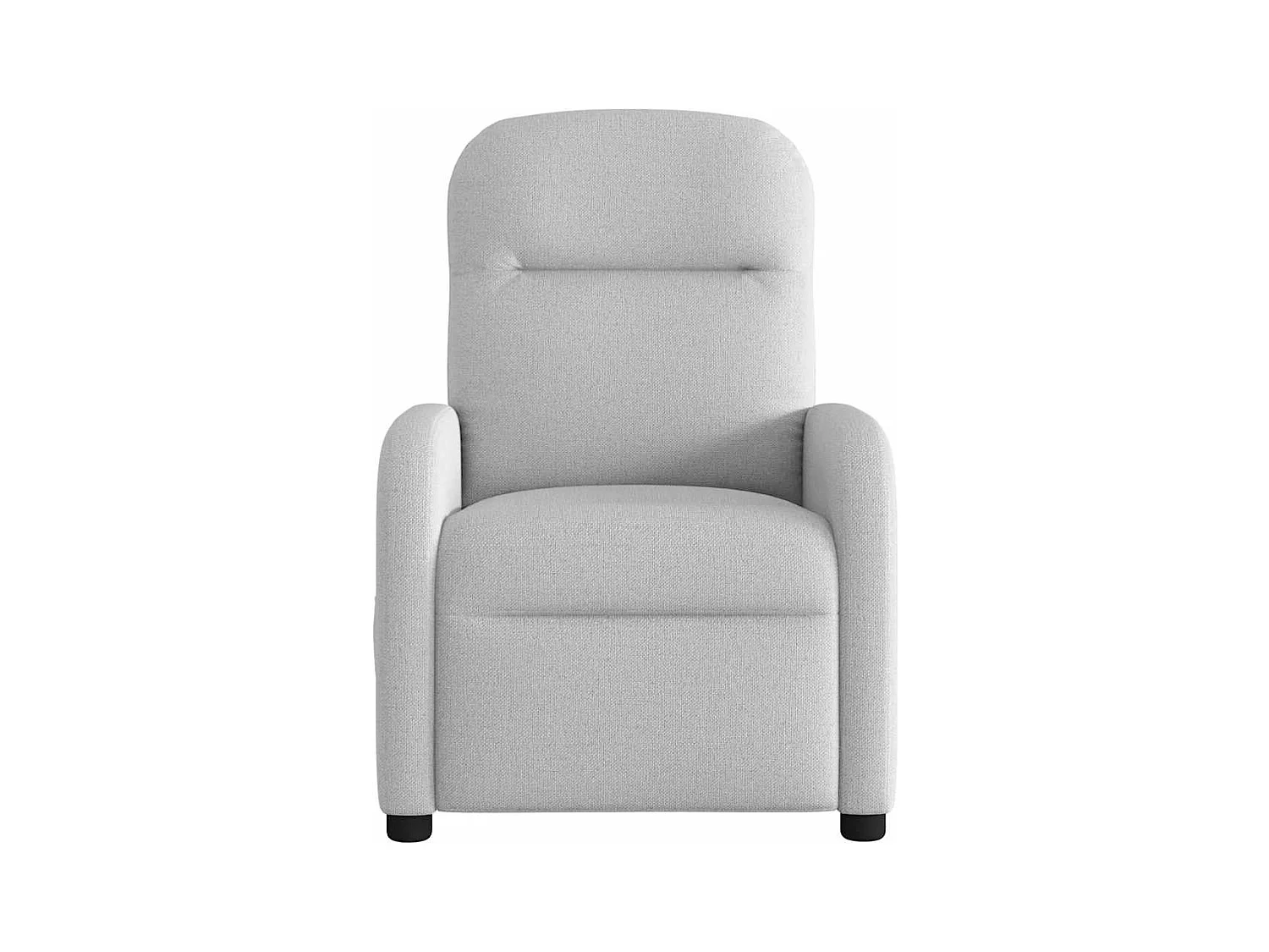 Sillón de salón | Silla | Sillón de masaje reclinable de tela gris nube SHL5610