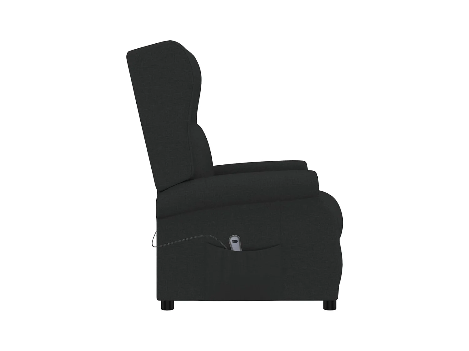 Sillón de salón | Silla | Sillón orejero reclinable eléctrico tela negro SHL9215
