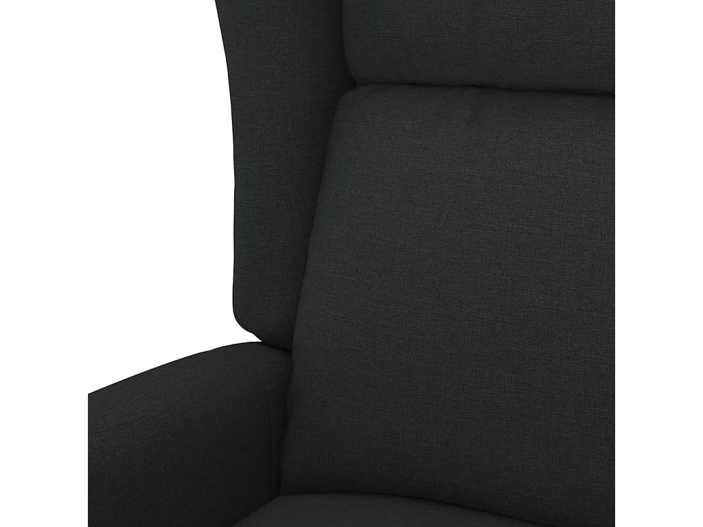 Sillón de salón | Silla | Sillón orejero reclinable eléctrico tela negro SHL9215