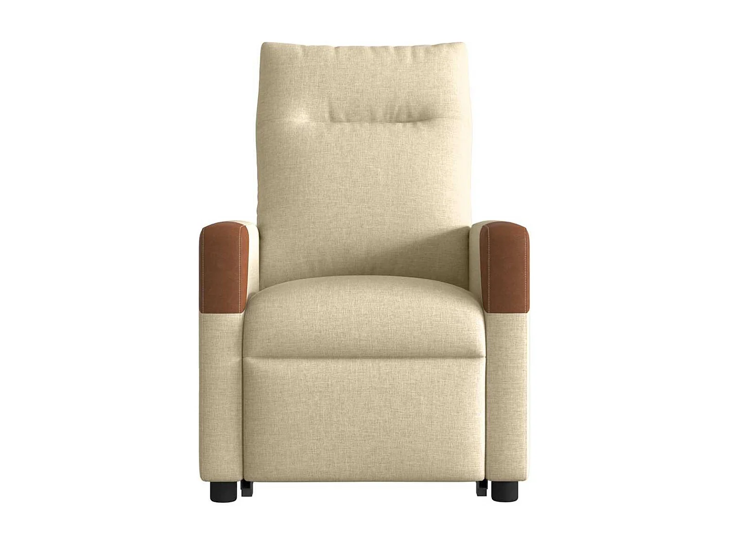 Fauteuil inclinable électrique-Chaise de relax-Fauteuil TV crème tissu SHL1714