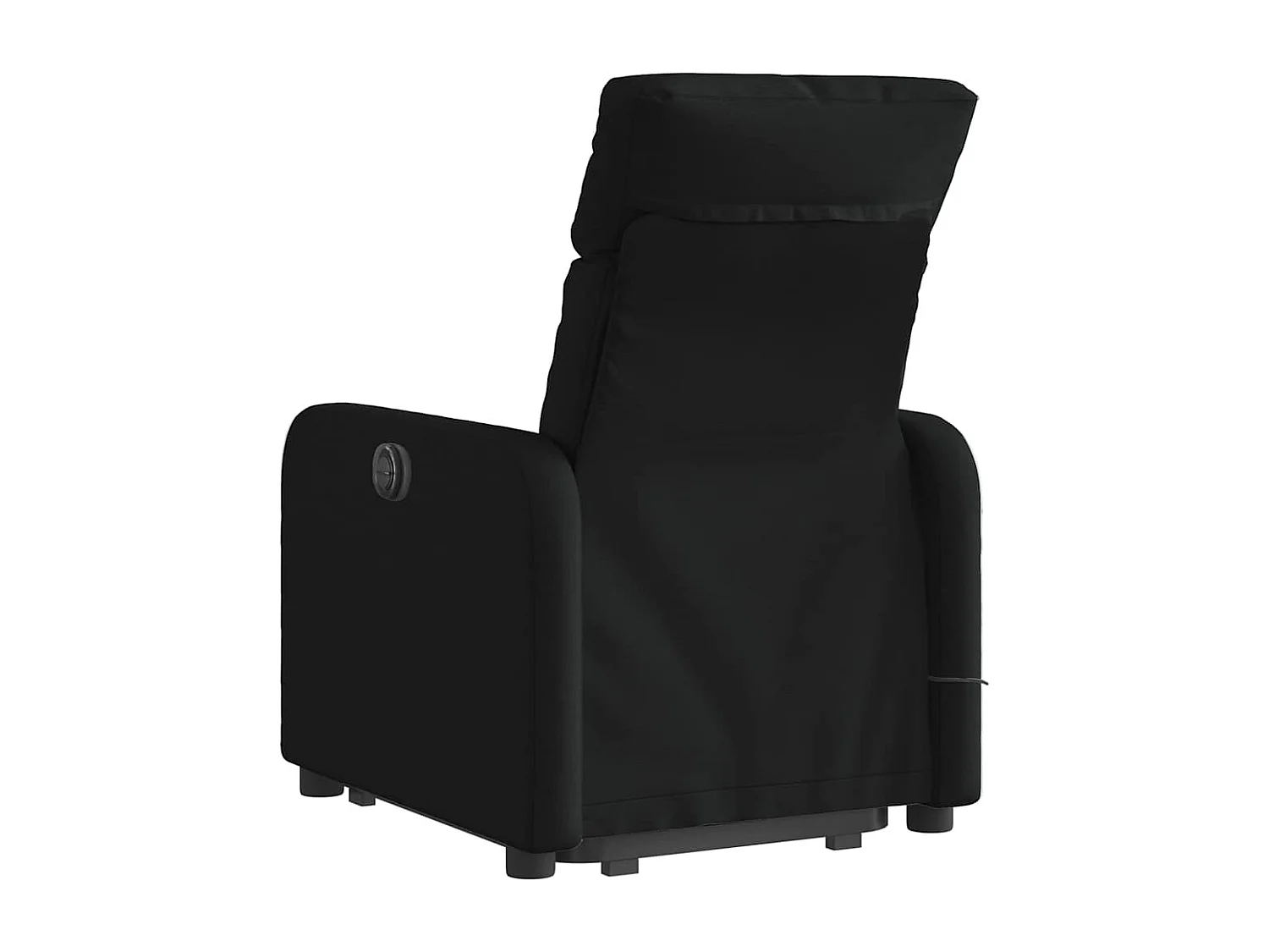 Fauteuil inclinable électrique-Chaise de relax-Fauteuil de Massage Noir Tissu SHL2906