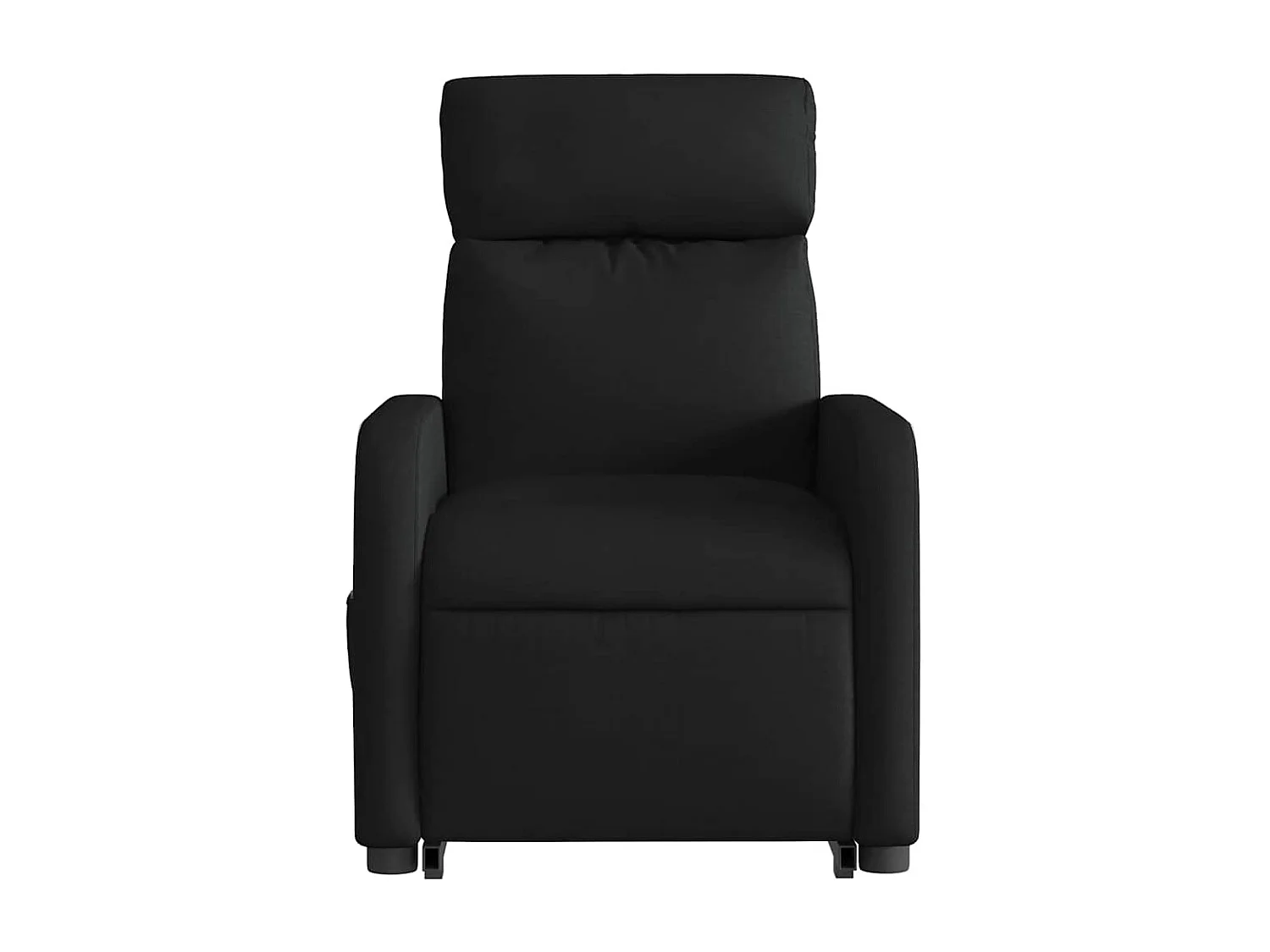 Fauteuil inclinable électrique-Chaise de relax-Fauteuil de Massage Noir Tissu SHL2906