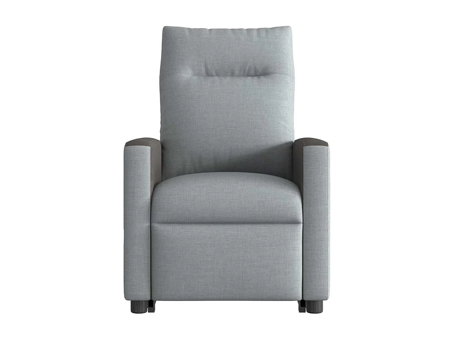 Fauteuil inclinable-Chaise de relax-Fauteuil TV Gris clair Tissu SHL5135
