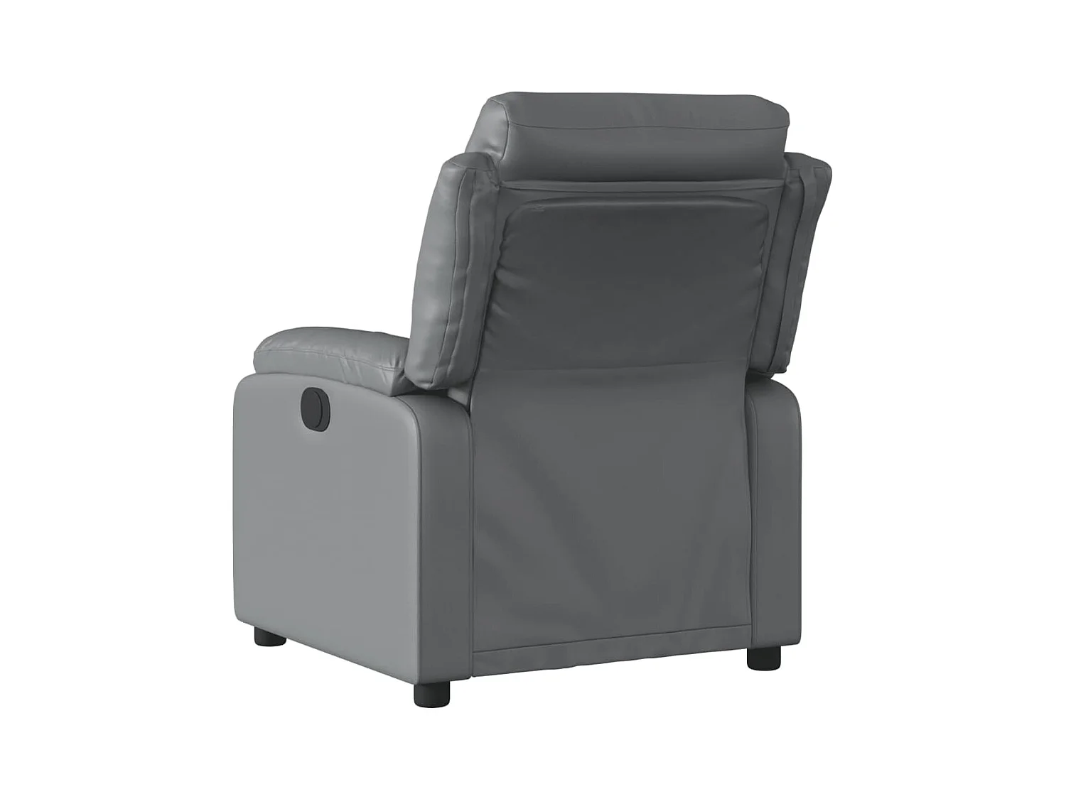 Fauteuil inclinable-Chaise de relax-Fauteuil de Massage gris similicuir SHL5234