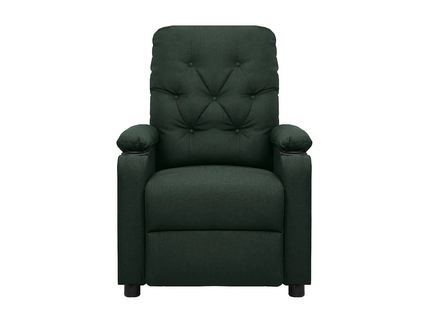 Fauteuil inclinable électrique-Chaise de relax-Fauteuil salon Vert foncé Tissu SHL995