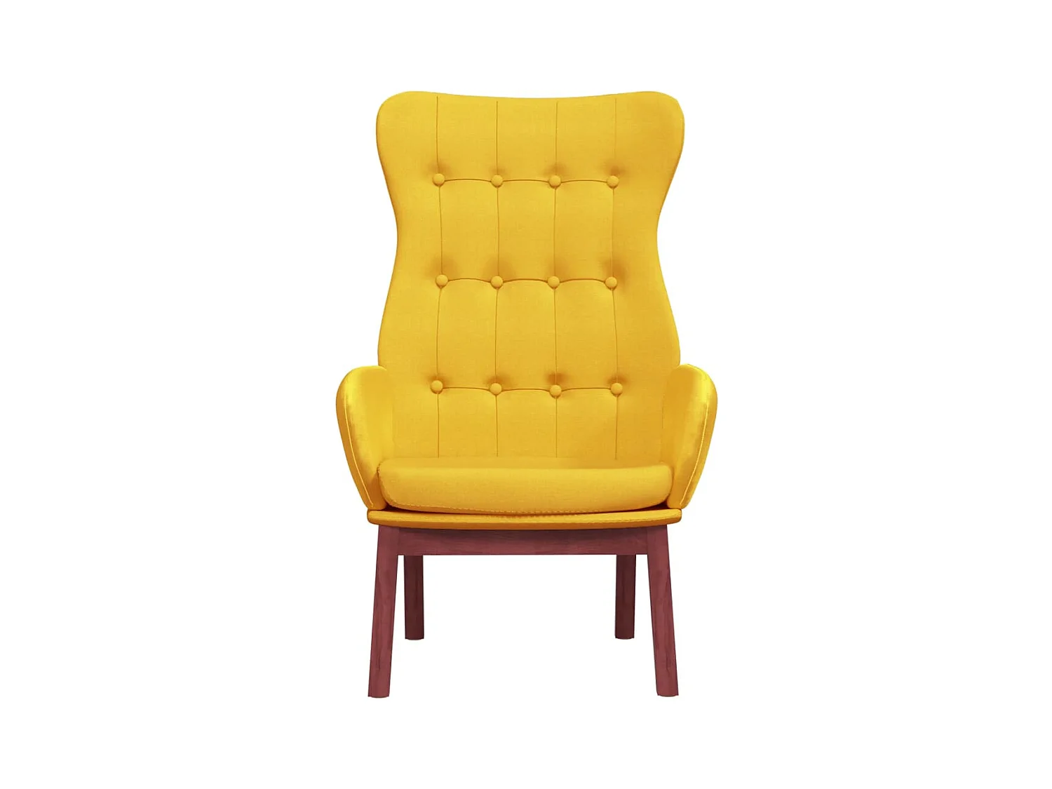 Sillón de relax | Silla de relax de tela amarillo mostaza SHL2931