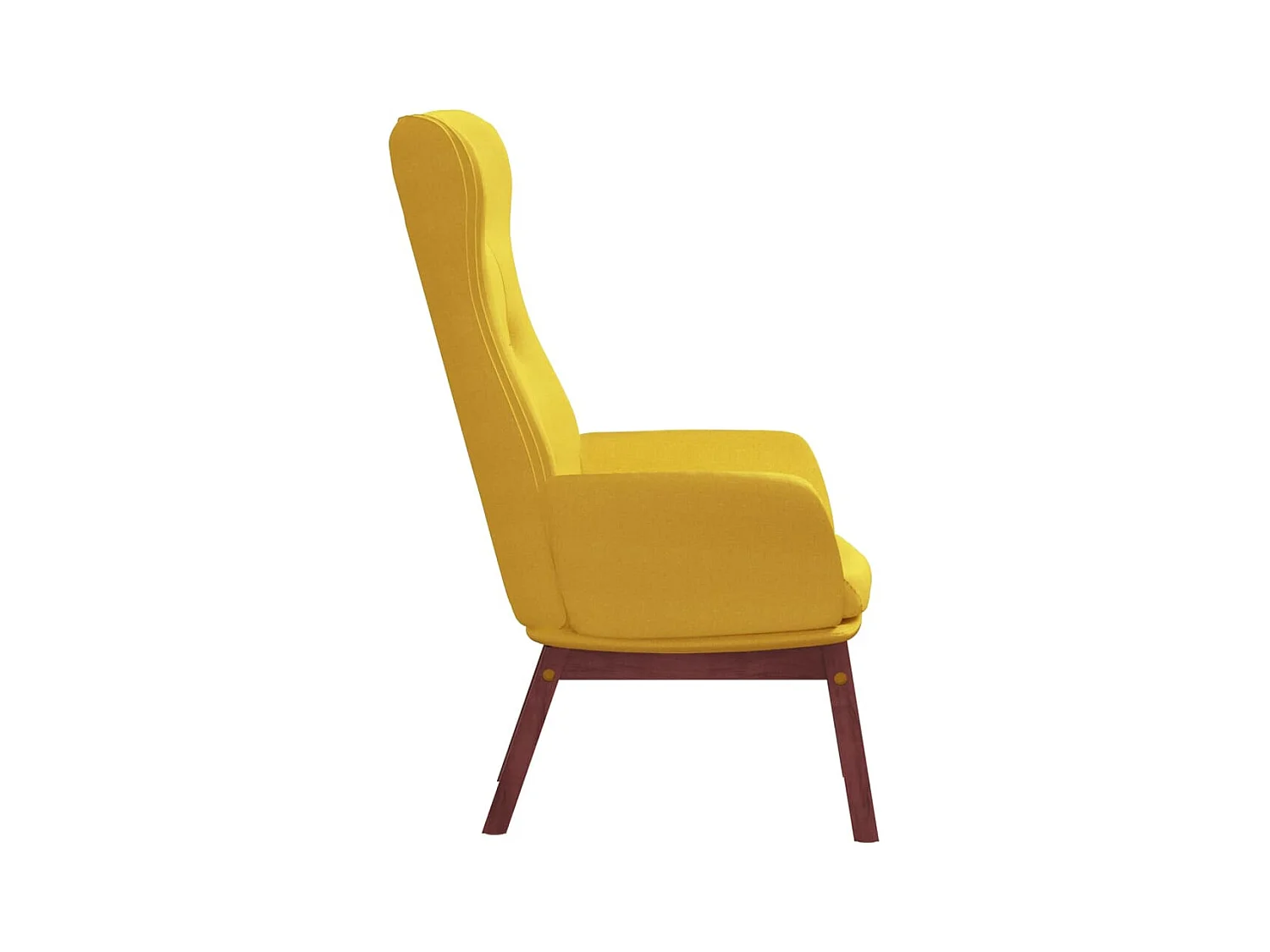 Sillón de relax | Silla de relax de tela amarillo mostaza SHL2931