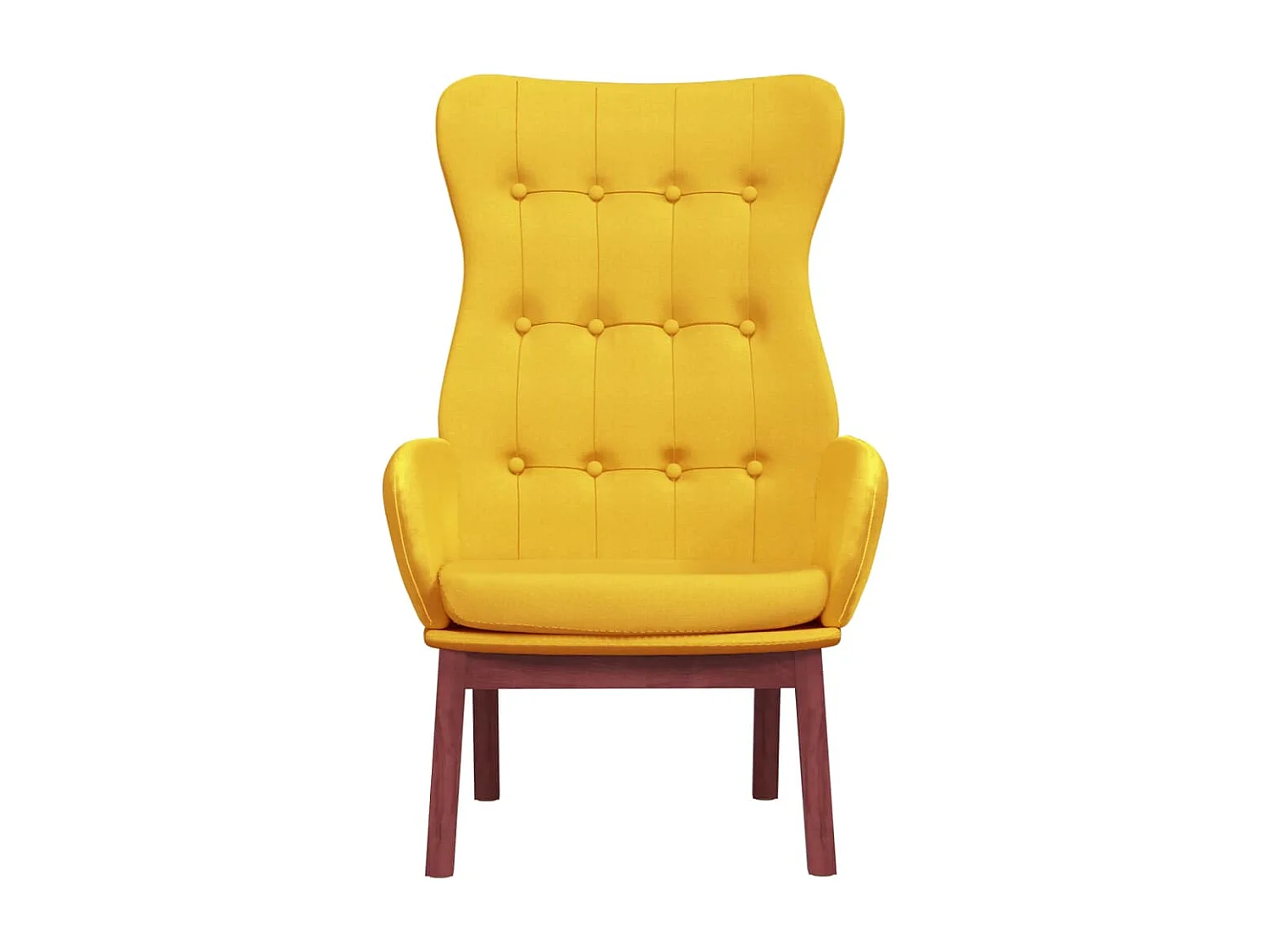 Relaxsessel | Lounge Sessel Senfgelb Stoff SHL56038