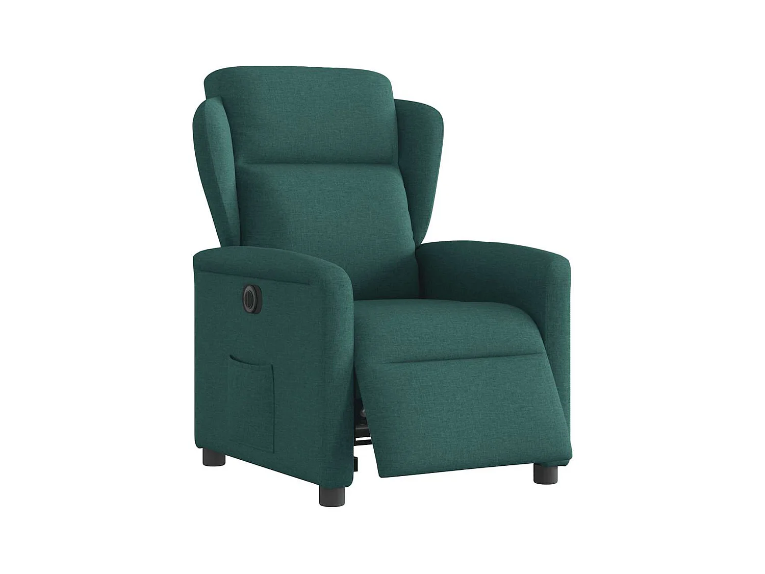 Fauteuil inclinable électrique-Chaise de relax-Fauteuil TV Vert foncé Tissu SHL2471