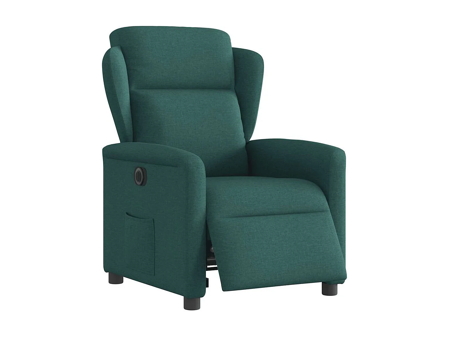 Fauteuil inclinable électrique-Chaise de relax-Fauteuil TV Vert foncé Tissu SHL2471
