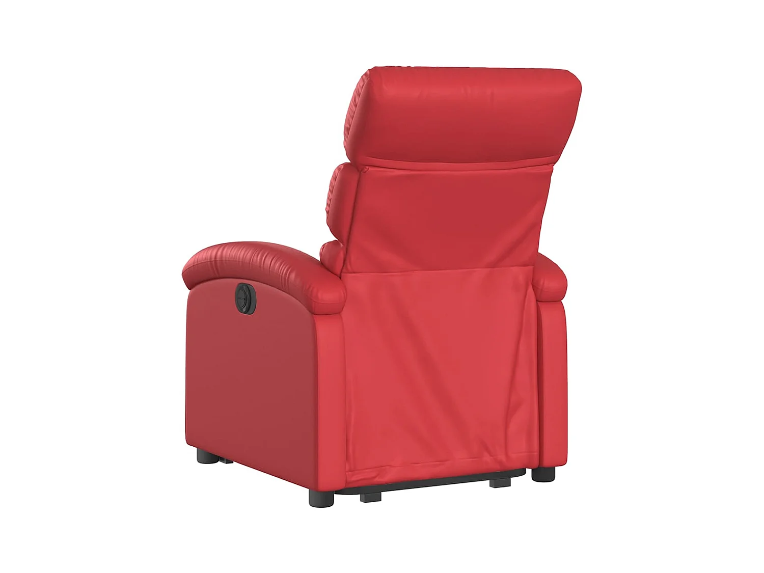 Sillón de relax | Sillón reclinable de masaje de pie cuero artificial rojo SHL5869