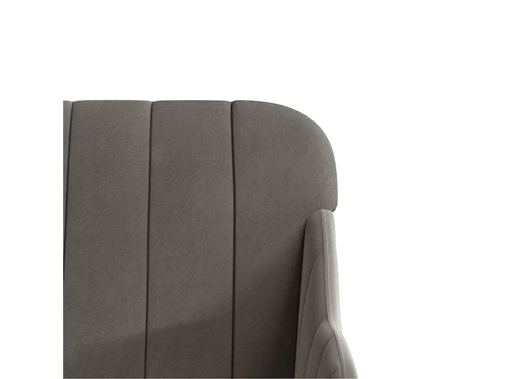 Fauteuil de salon-Fauteuil relax Gris foncé 63x76x80 cm Velours SHL1892