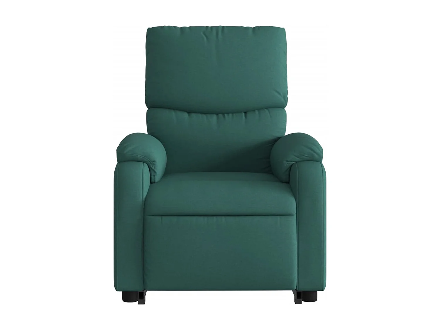 Fauteuil inclinable-Chaise de relax-Fauteuil salon vert foncé tissu SHL3607