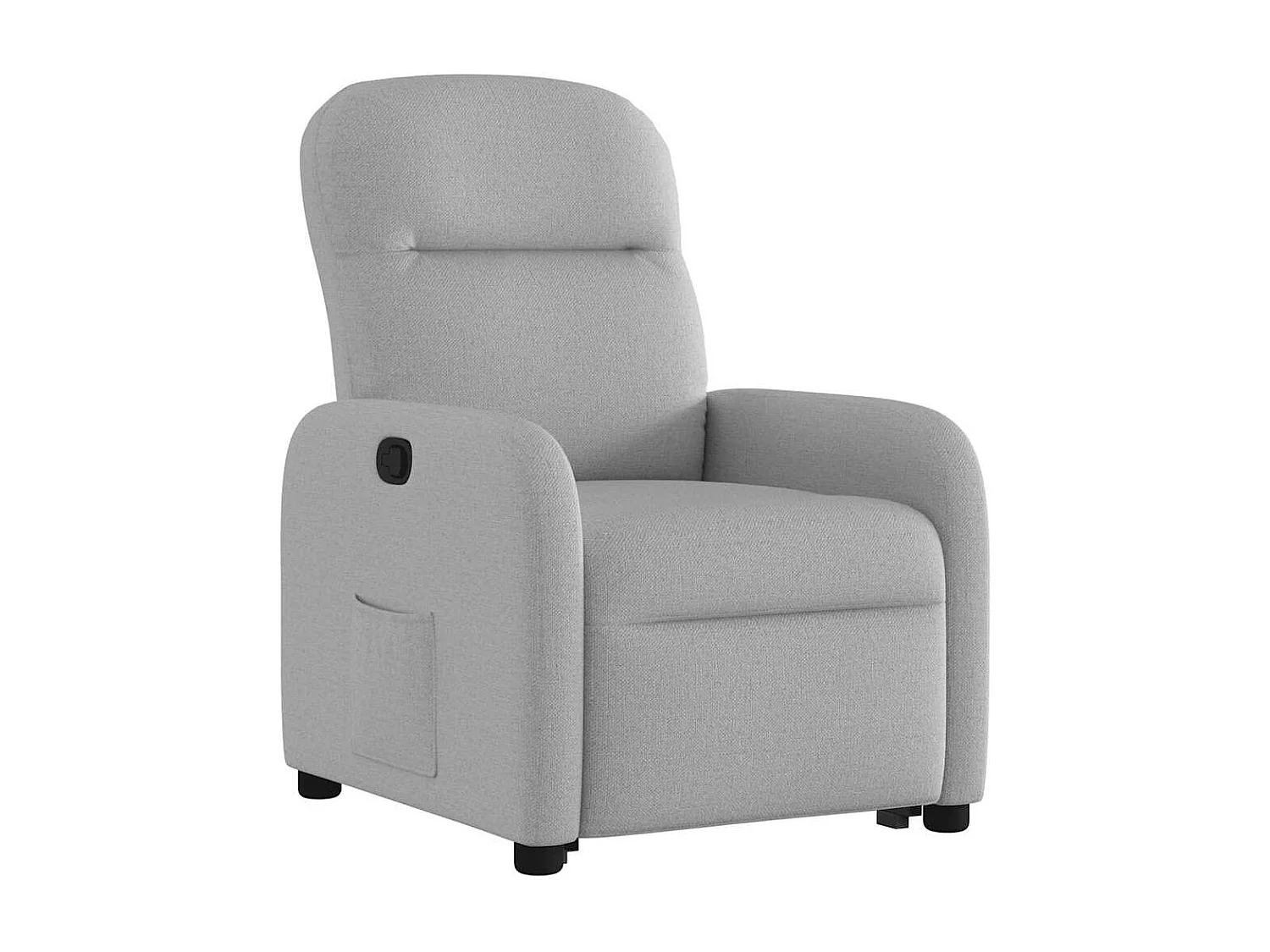 Poltrona Relax | Poltrona salotto | Poltrona Alzapersona Reclinabile Grigio Nuvola in Tessuto SHL8341