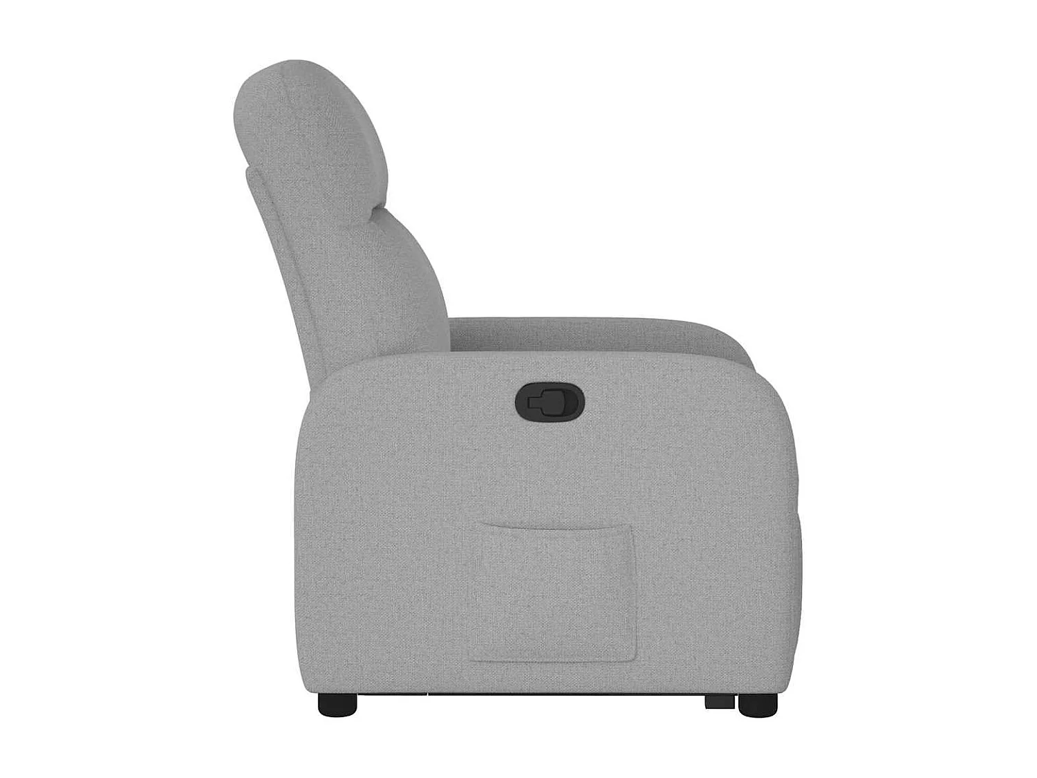 Poltrona Relax | Poltrona salotto | Poltrona Alzapersona Reclinabile Grigio Nuvola in Tessuto SHL8341