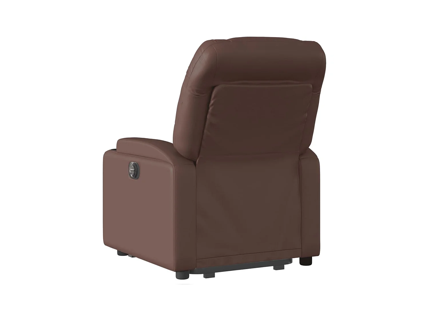 Sillón de relax | Sillón reclinable elevable eléctrico de cuero sintético marrón SHL4723