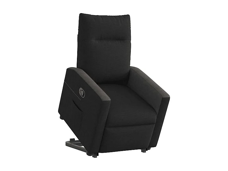 Fauteuil inclinable-Chaise de relax-Fauteuil TV noir tissu SHL1483