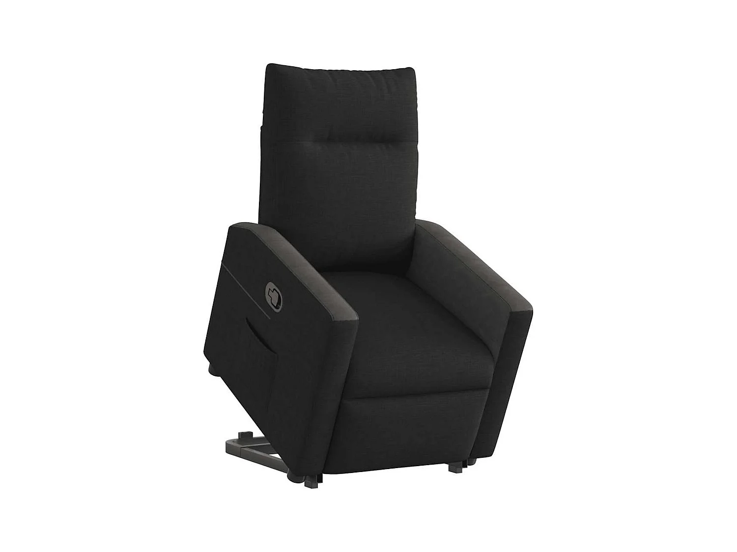 Fauteuil inclinable-Chaise de relax-Fauteuil TV noir tissu SHL1483
