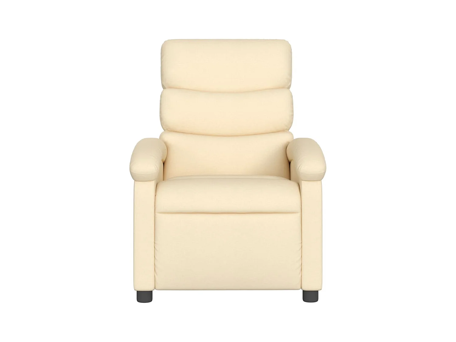 Fauteuil inclinable-Chaise de relax-Fauteuil salon crème tissu SHL2834