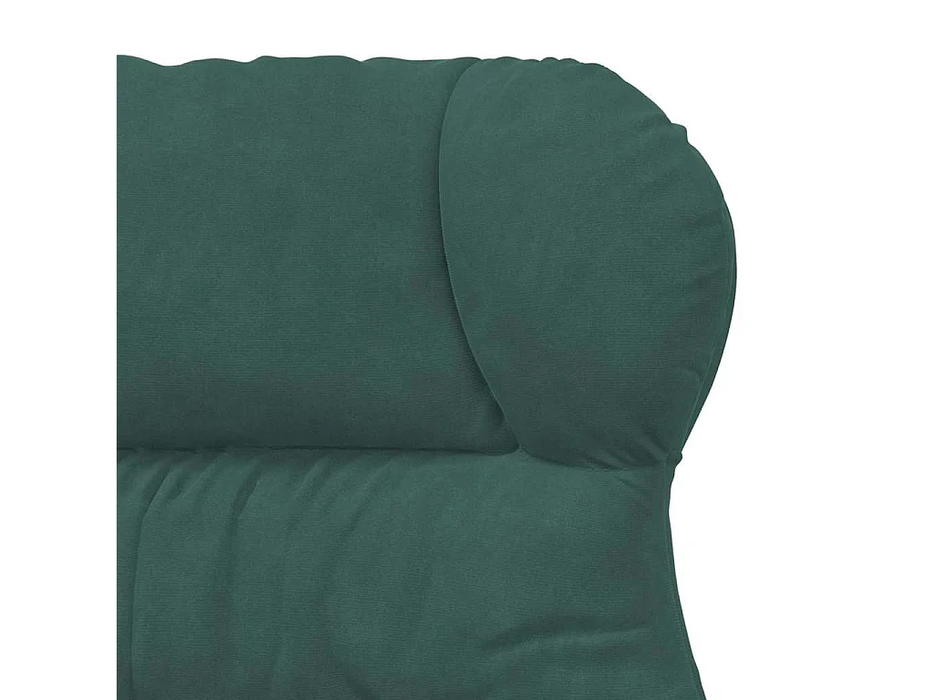 Sillón de relax | Silla Relax | Sillón de salón Verde oscuro 69x74x93 cm Terciopelo SHL2358