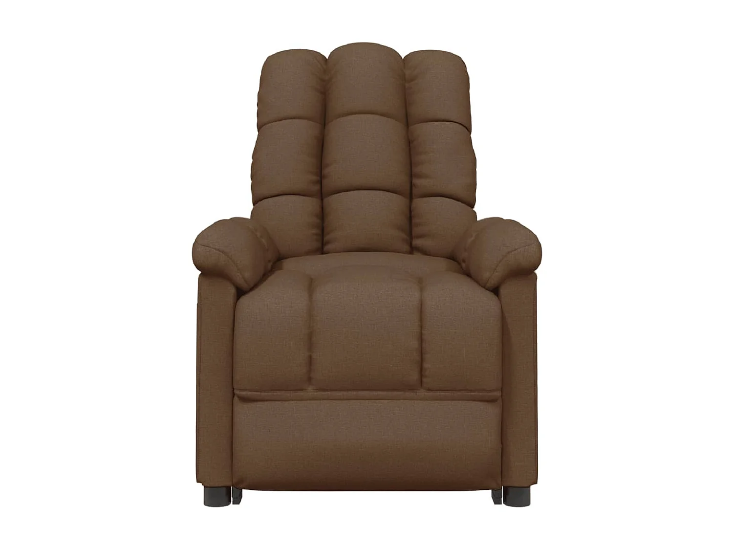 Fauteuil inclinable électrique-Chaise de relax Marron Tissu SHL3086