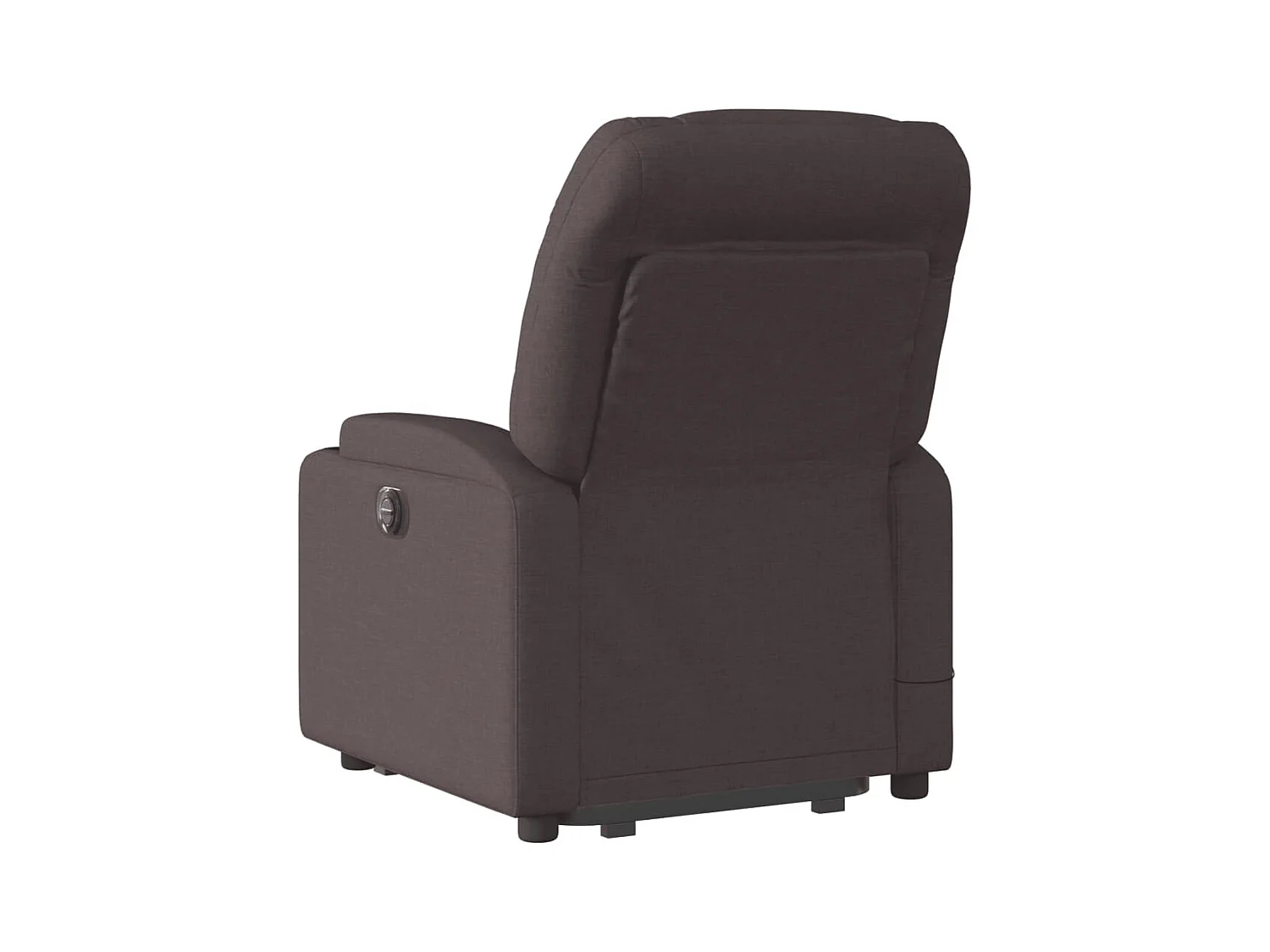 Sillón de salón | Silla | Sillón masaje eléctrico reclinable elevable tela marrón oscuro SHL4951
