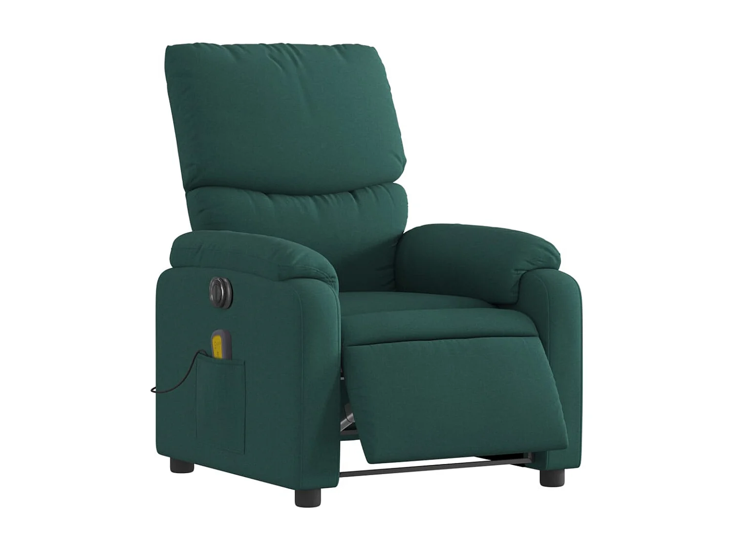 Fauteuil inclinable électrique-Fauteuil de massage pour Salon Vert foncé Tissu SHL3033