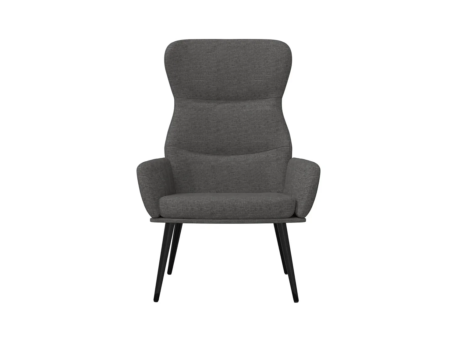 Sillón de relax | Silla de relax de tela gris oscuro SHL5480