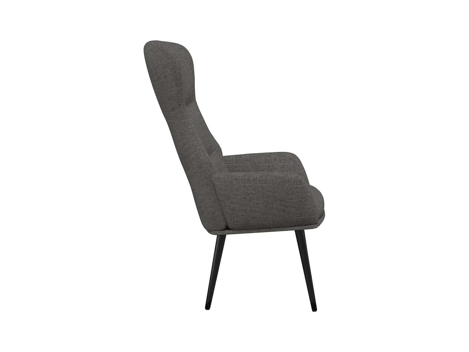 Sillón de relax | Silla de relax de tela gris oscuro SHL5480