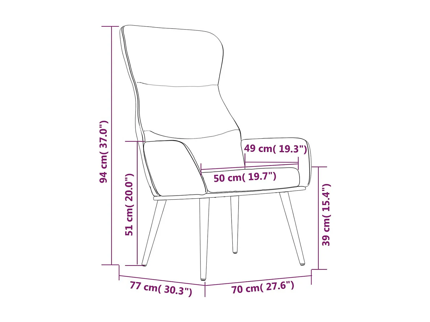 Relaxsessel | Lounge Sessel Dunkelgrau Stoff SHL15200