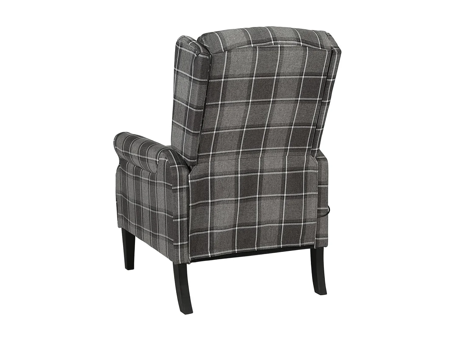 Fauteuil salon-Chaise d'appoint-Fauteuil inclinable Gris Tissu SHL987