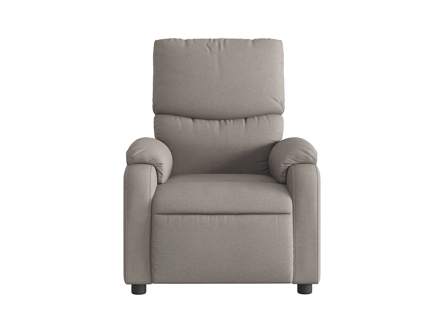 Sillón de relax | Silla | Sillón reclinable de tela gris taupe SHL2860