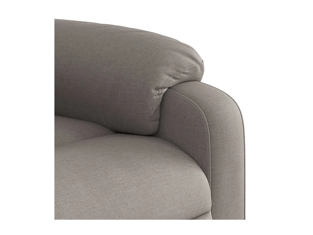 Sillón de relax | Silla | Sillón reclinable de tela gris taupe SHL2860
