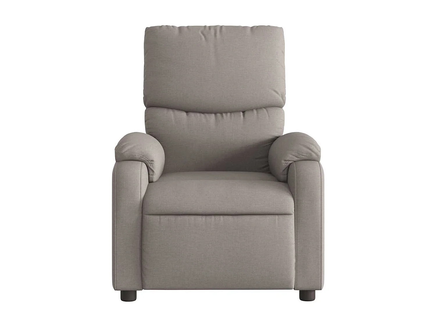 Relaxsessel | Lounge Sessel für Wohnzimmer Taupe Stoff SHL60107