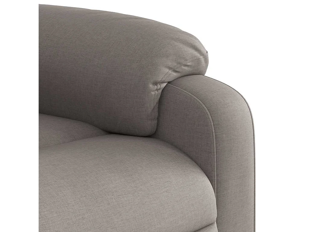 Relaxsessel | Lounge Sessel für Wohnzimmer Taupe Stoff SHL60107